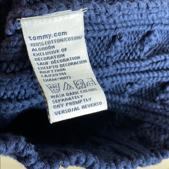 Tommy Hilfiger #51 Chunky Knit Logo Sweater - Picture 6 of 6